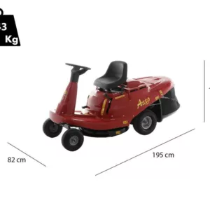 Eurosystems ASSO 67 Mini rider - Rider trattorino rasaerba - Motore B&S 21R5 POWER BUILT 344 cc - 7.7 Kw