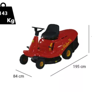 Eurosystems SLALOM 76 - Trattorino tagliaerba mini-rider - Motore B&S Intek 3130 avs - Cambio idrostatico