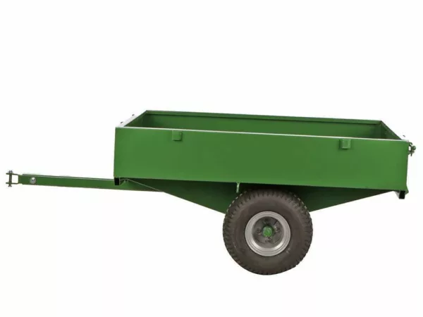 Francini FQ4 - Carrello trainato per trattorino in acciaio - 120x90(h 25 cm) - immagine 6