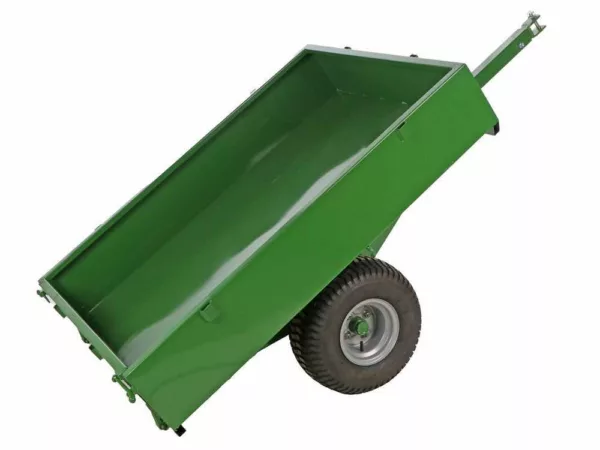 Francini FQ4 - Carrello trainato per trattorino in acciaio - 120x90(h 25 cm) - immagine 7