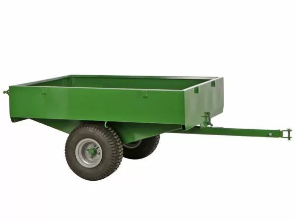 Francini FQ6 - Carrello trainato per trattorino in acciaio - 150x110(h 25 cm) - immagine 3