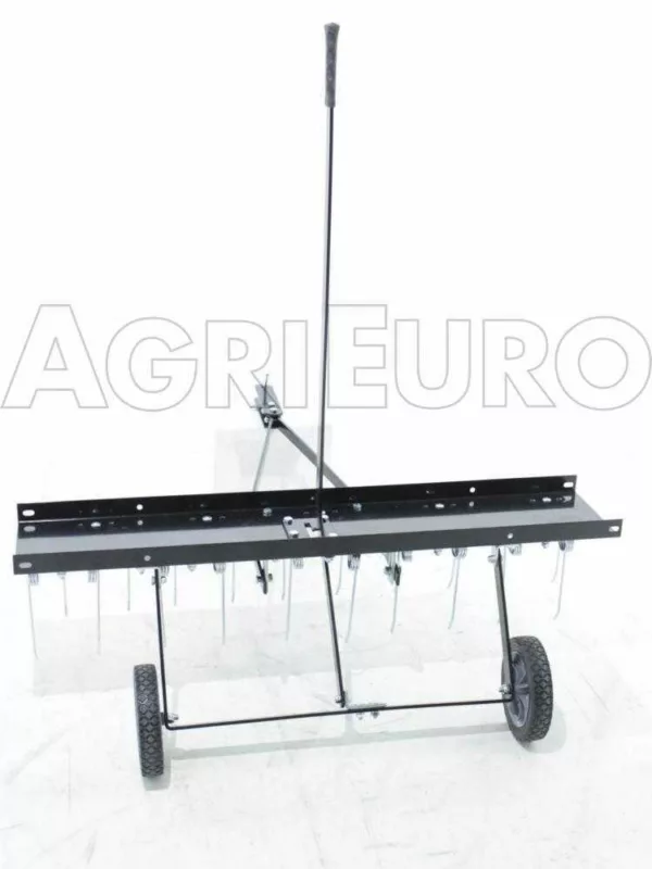 GeoTech - Arieggiatore strigliatore a molle trainato cm 102 per trattorino rasaerba