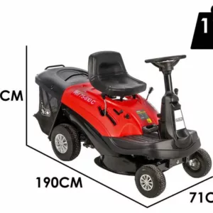 Geotech RM 75-610 C - Trattorino tagliaerba mini-rider - Motore da 224cc - Avviamento elettrico