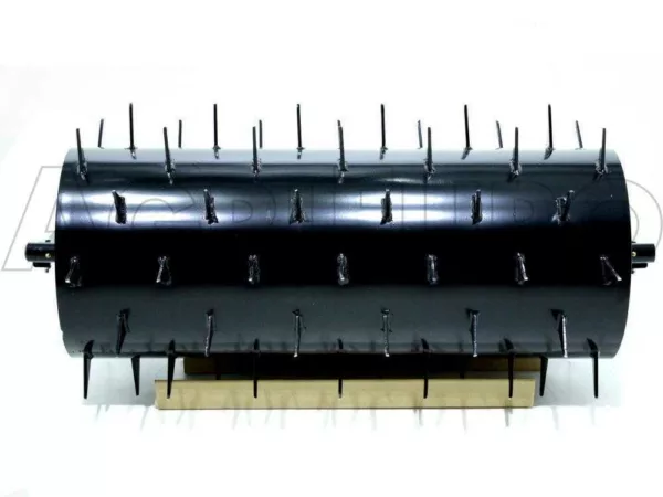 Geotech - Rullo costipatore dentato 92 cm - Arieggiatore trainato in acciaio per trattorino rasaerba - immagine 3