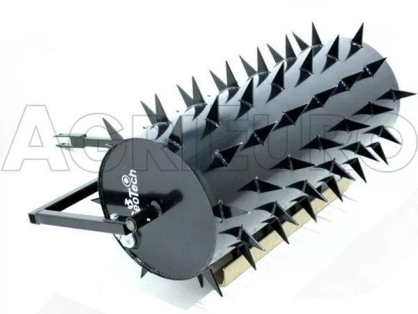 Geotech - Rullo costipatore dentato 92 cm - Arieggiatore trainato in acciaio per trattorino rasaerba - immagine 5