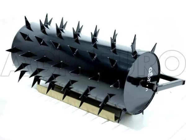 Geotech - Rullo costipatore dentato 92 cm - Arieggiatore trainato in acciaio per trattorino rasaerba - immagine 4