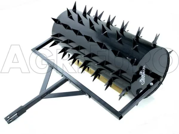 Geotech - Rullo costipatore dentato 92 cm - Arieggiatore trainato in acciaio per trattorino rasaerba - immagine 8