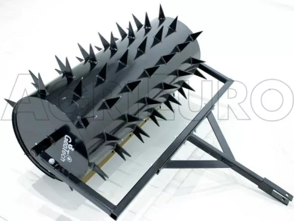Geotech - Rullo costipatore dentato 92 cm - Arieggiatore trainato in acciaio per trattorino rasaerba - immagine 9
