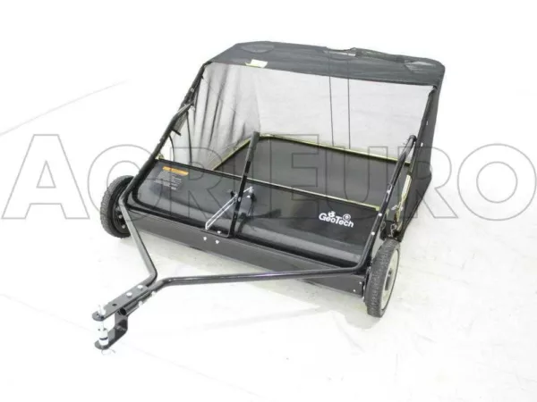 Geotech - Spazzolatrice trainata da 97 cm - Spazzola raccoglitrice per trattorino rasaerba - immagine 4