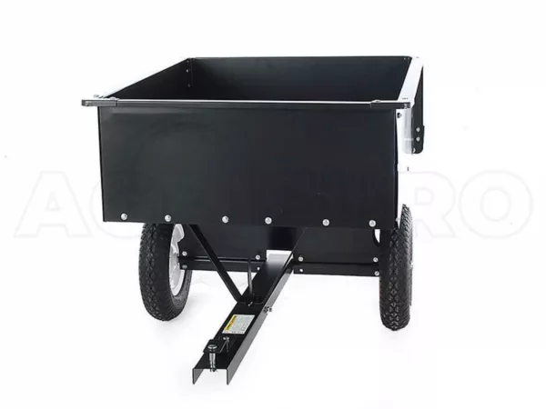 GeoTech TC3080D - carrello ribaltabile per trattorino in metallo - cassone cm 97x76(h 33 cm) - immagine 2