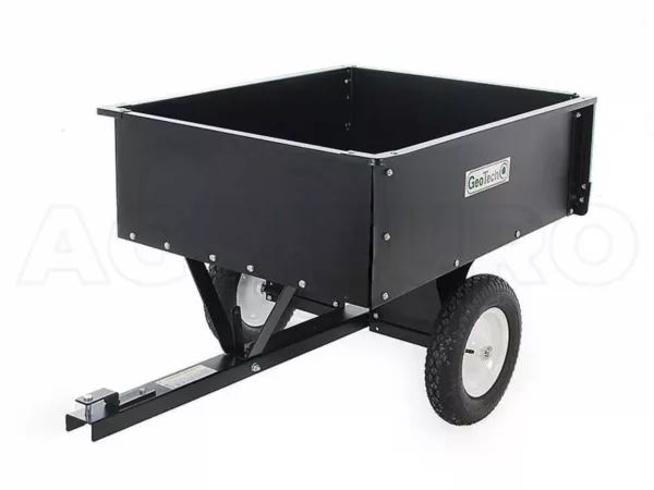GeoTech TC3080D - carrello ribaltabile per trattorino in metallo - cassone cm 97x76(h 33 cm) - immagine 4