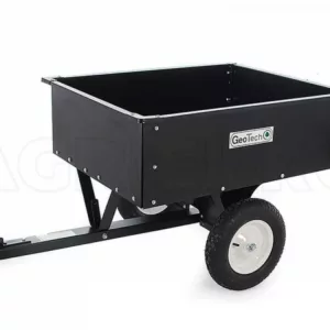 GeoTech TC3080D - carrello ribaltabile per trattorino in metallo - cassone cm 97x76(h 33 cm)