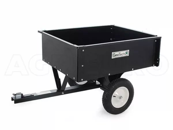 GeoTech TC3080D - carrello ribaltabile per trattorino in metallo - cassone cm 97x76(h 33 cm)