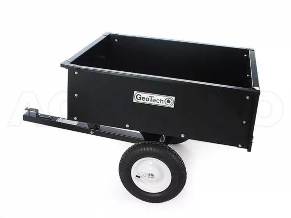 GeoTech TC3080D - carrello ribaltabile per trattorino in metallo - cassone cm 97x76(h 33 cm) - immagine 5