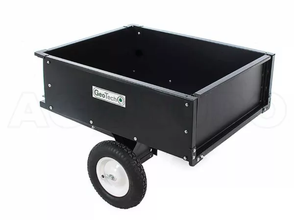 GeoTech TC3080D - carrello ribaltabile per trattorino in metallo - cassone cm 97x76(h 33 cm) - immagine 3