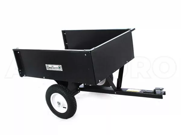 GeoTech TC3080D - carrello ribaltabile per trattorino in metallo - cassone cm 97x76(h 33 cm) - immagine 10