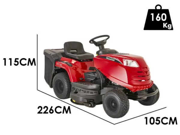 Mountfield MTF 98H - Trattorino tosaerba con cambio idrostatico e cesto di raccolta 240 L - immagine 2