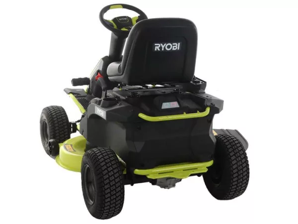 Ryobi RM480E - Trattorino rasaerba a batteria - taglio mulching - scarico laterale - 4x12V a piombo liquido - immagine 16