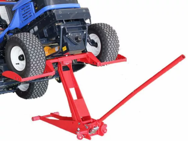 Sollevatore professionale per trattorino rasaerba, elevatore, piattaforma elevatrice 800 Kg - immagine 10