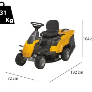 Stiga COMBI 166 - Rider trattorino tagliaerba - Motore 224 cc - Ampiezza di taglio 66 cm