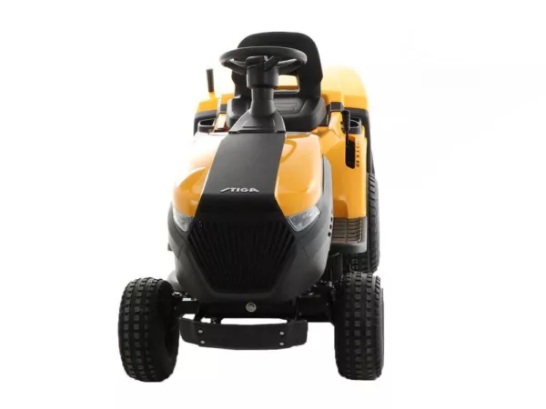 Stiga Estate 384e - Trattorino tagliaerba a batteria - Cesto di raccolta - Potenza 48V/30Ah - immagine 2