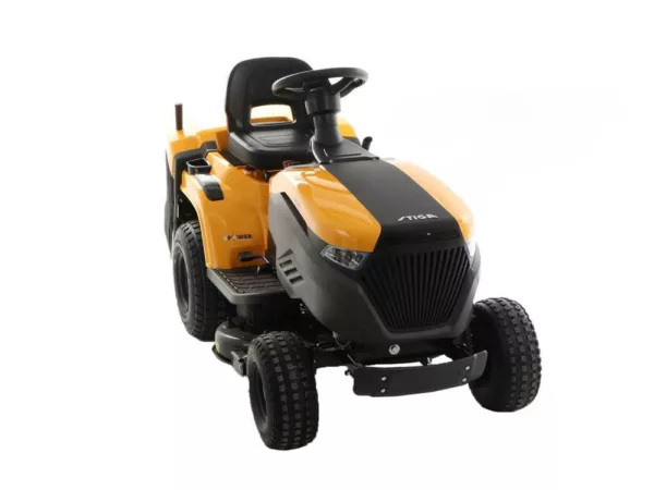 Stiga Estate 384e - Trattorino tagliaerba a batteria - Cesto di raccolta - Potenza 48V/30Ah - immagine 8