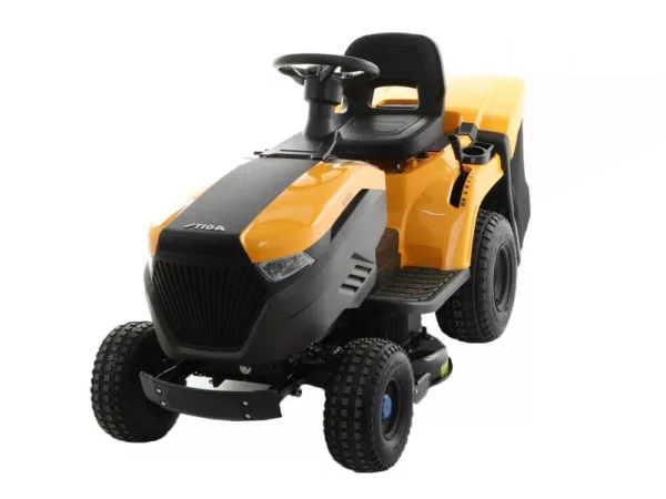 Stiga Estate 384e - Trattorino tagliaerba a batteria - Cesto di raccolta - Potenza 48V/30Ah - immagine 14