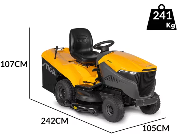 Stiga Estate 7122 W - Trattorino tagliaerba a scoppio - Motore ST 700 - immagine 3
