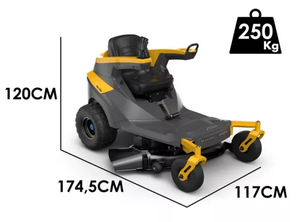 Stiga Gyro 500e - Trattorino assiale a batteria - Motore elettrico a batteria 48V / 40Ah - immagine 3