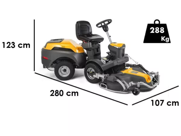 Stiga Park 500 WX - Trattorino con taglio frontale con cambio idrostatico - Front Mower - immagine 2