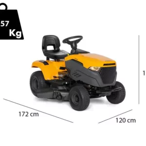 Stiga Tornado 398 - Trattorino tosaerba con scarico laterale