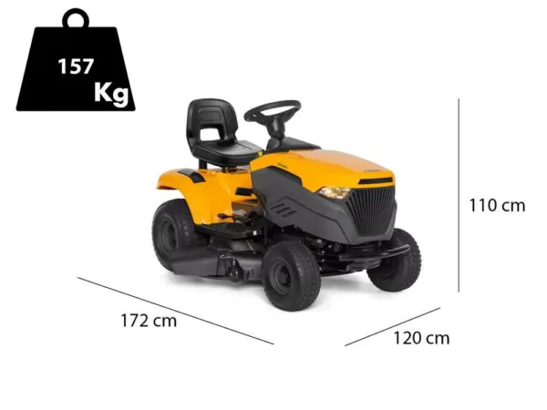 Stiga Tornado 398 - Trattorino tosaerba con scarico laterale